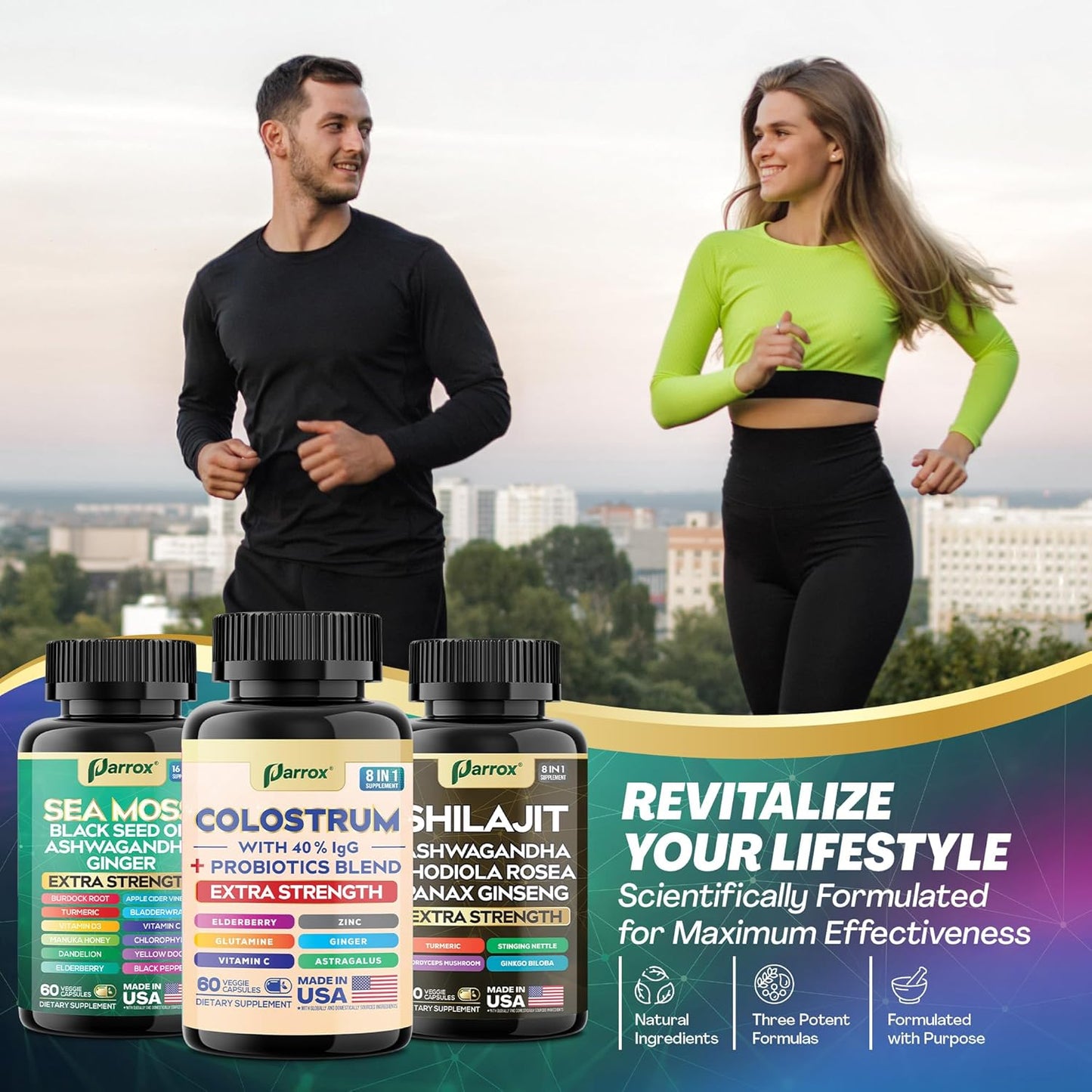 Complete Vitality Trio - 27 Premium Ingredients, Zero Overlap