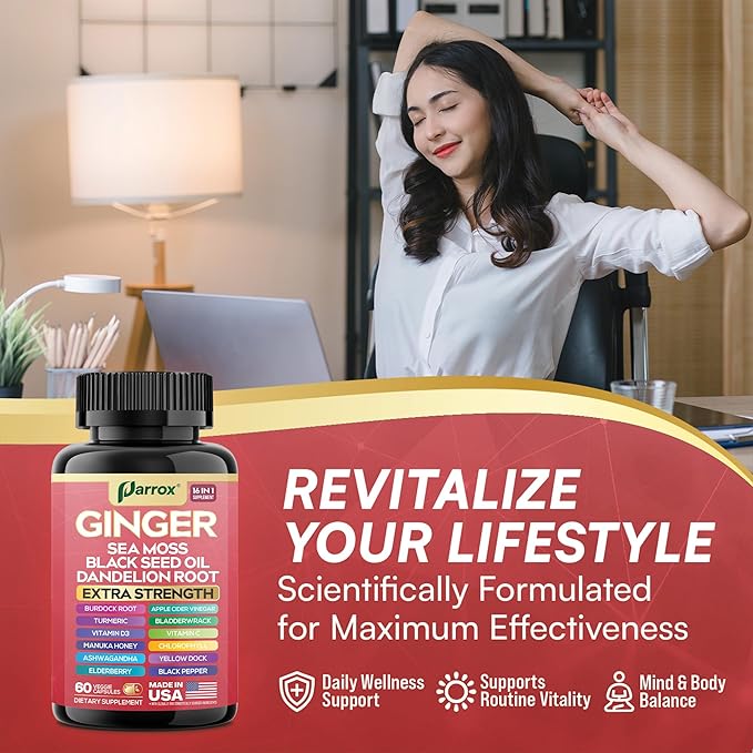 Advanced Ginger Complex - 16 Digestive & Wellness Ingredients