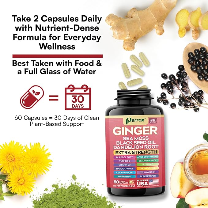 Advanced Ginger Complex - 16 Digestive & Wellness Ingredients