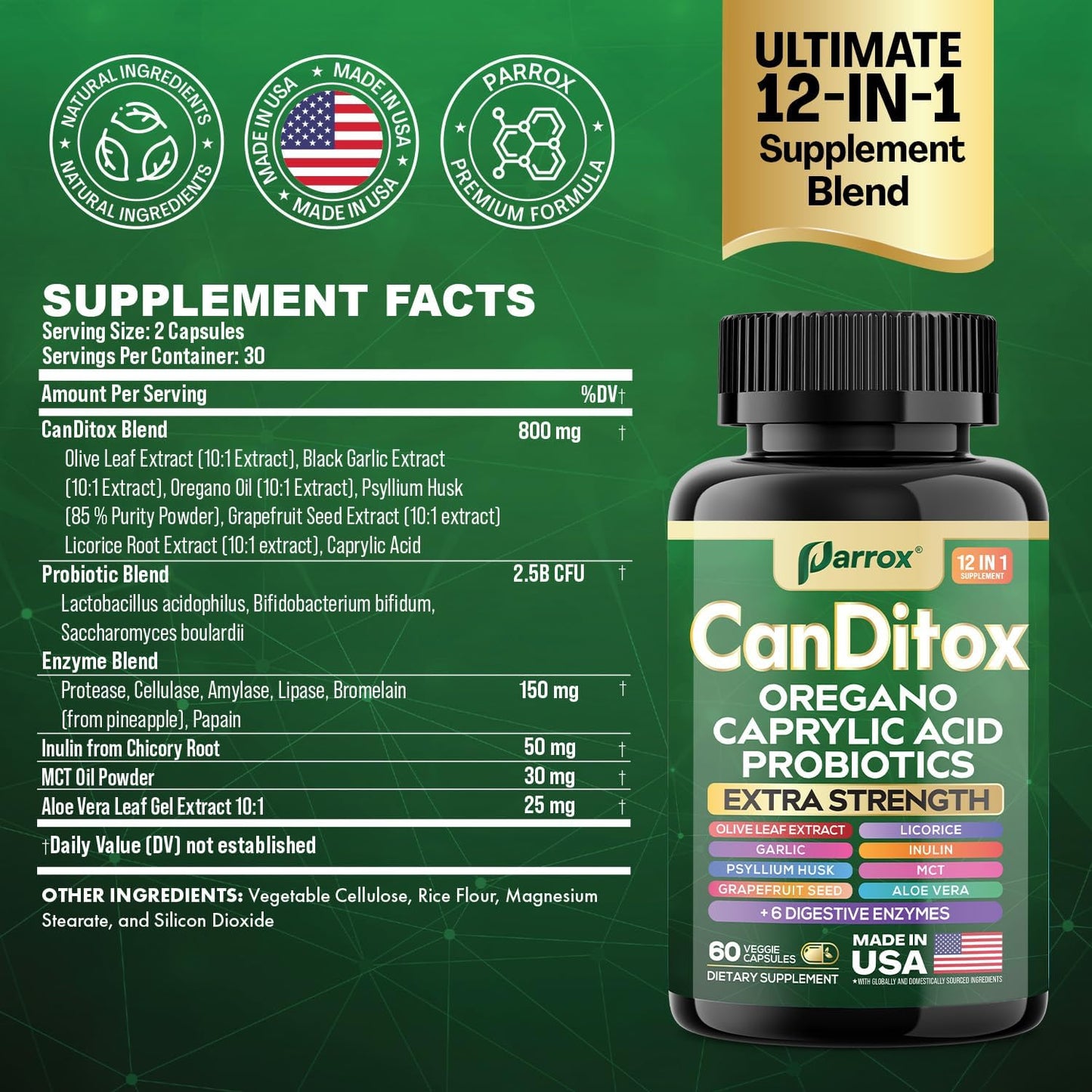 CanDitox Cleanse - Advanced Digestive Balance & Detox Support