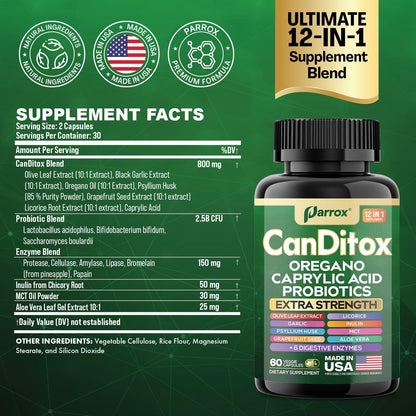 CanDitox Cleanse - Advanced Digestive Balance & Detox Support