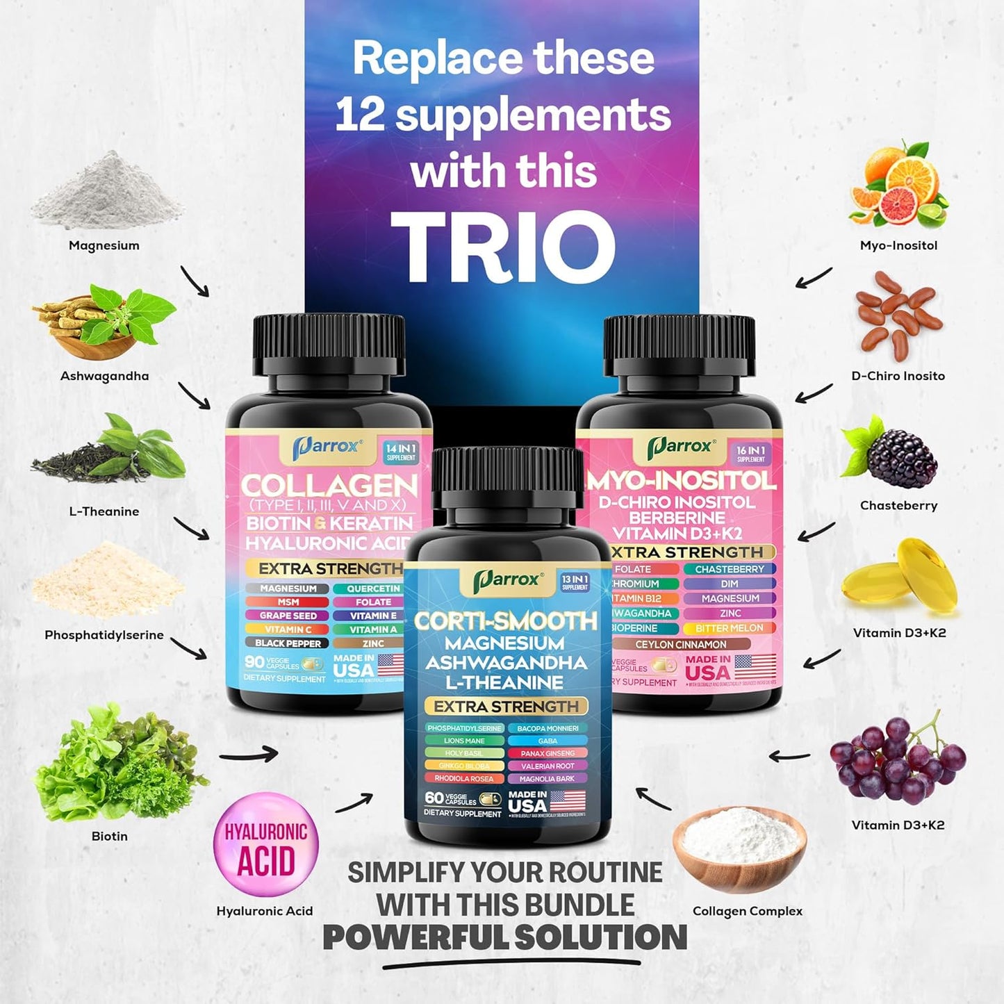 She Shines – Beauty & Hormone Balance with Collagen, Inositols, DIM & Adrenal Support