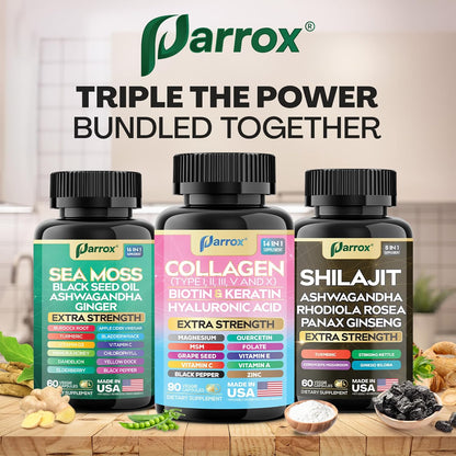 Ultimate Wellness Trio - Complete Mind, Body & Beauty Support