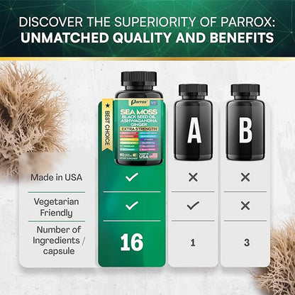 Ultimate Sea Moss Complex - 16 Powerhouse Ingredients in 1 Capsule