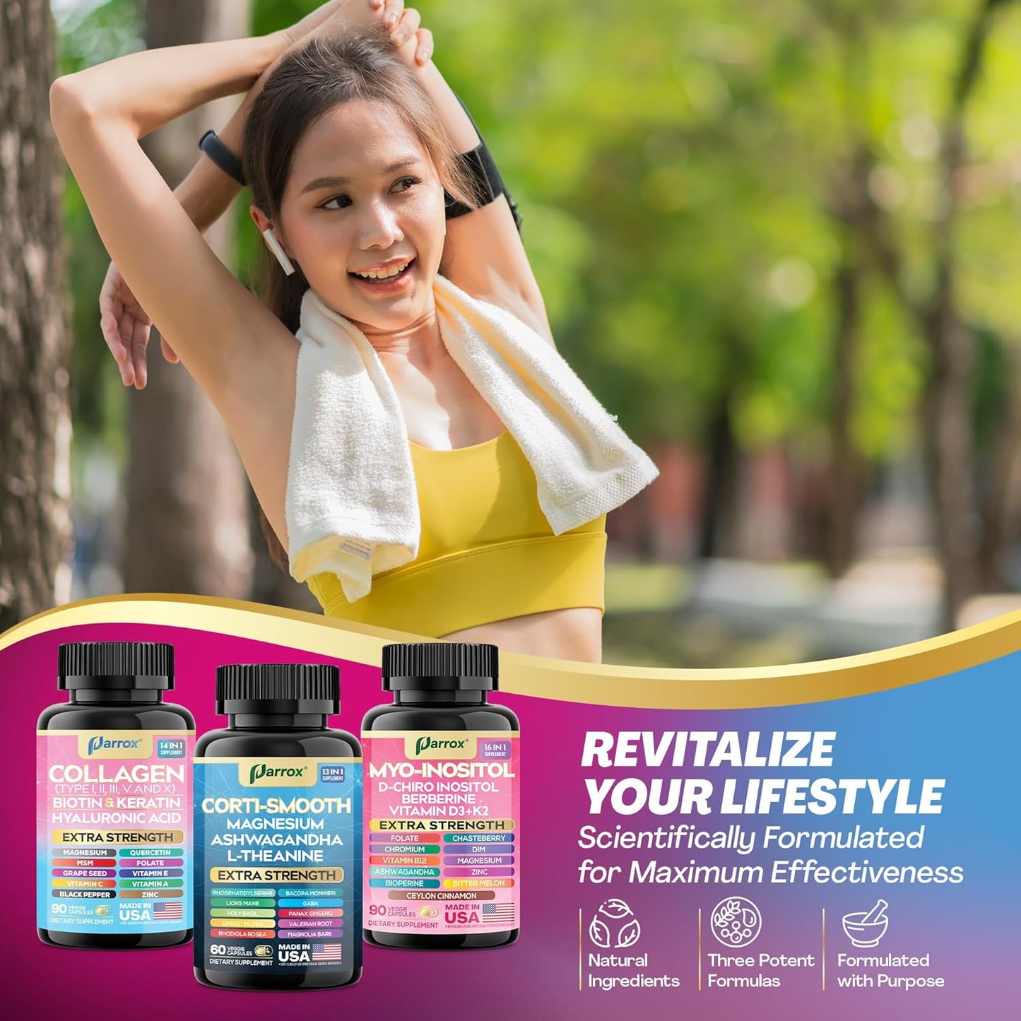 She Shines – Beauty & Hormone Balance with Collagen, Inositols, DIM & Adrenal Support