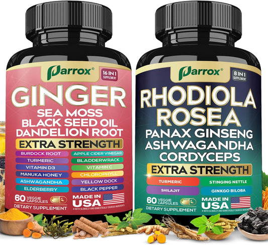 Dynamic Duo Herbal Bundle - 24 Premium Botanicals in 2 Formulas