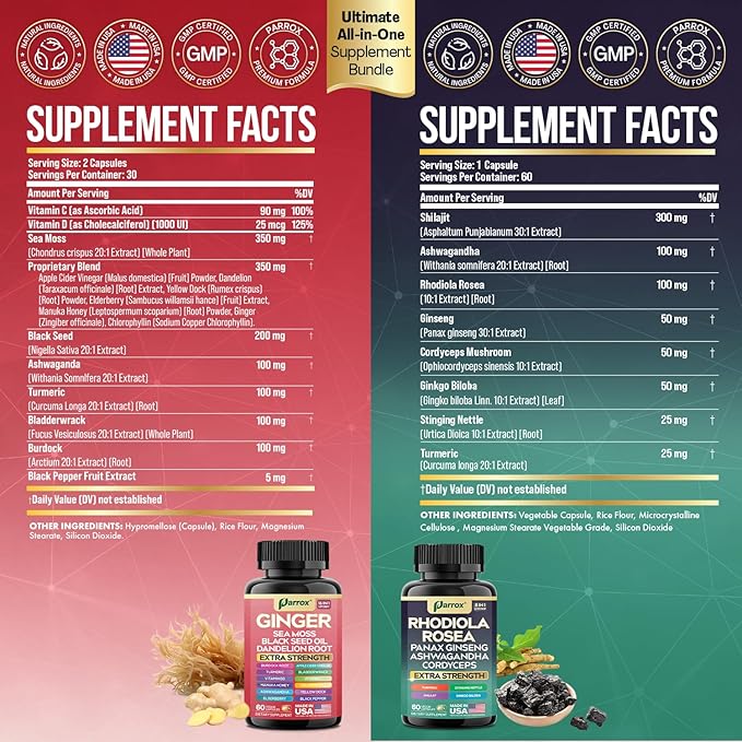 Dynamic Duo Herbal Bundle - 24 Premium Botanicals in 2 Formulas