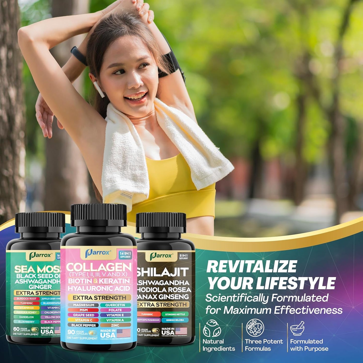 Ultimate Wellness Trio - Complete Mind, Body & Beauty Support
