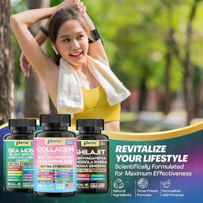 Ultimate Wellness Trio - Complete Mind, Body & Beauty Support