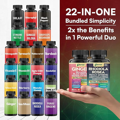 Dynamic Duo Herbal Bundle - 24 Premium Botanicals in 2 Formulas