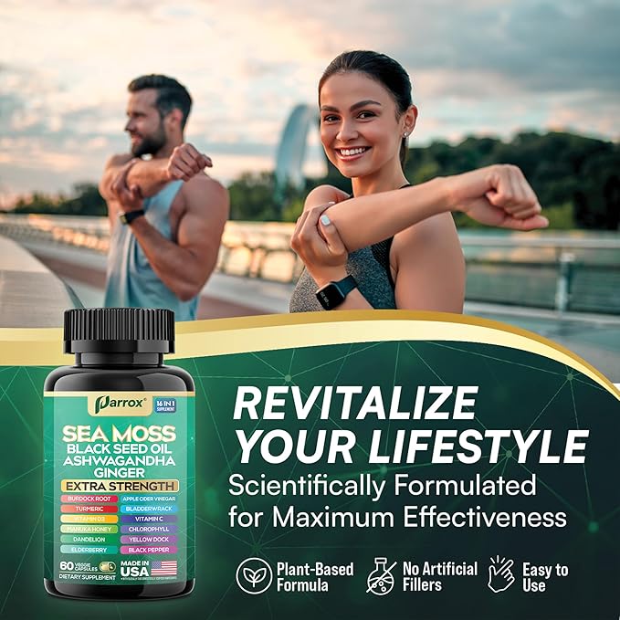 Ultimate Sea Moss Complex - 16 Powerhouse Ingredients in 1 Capsule