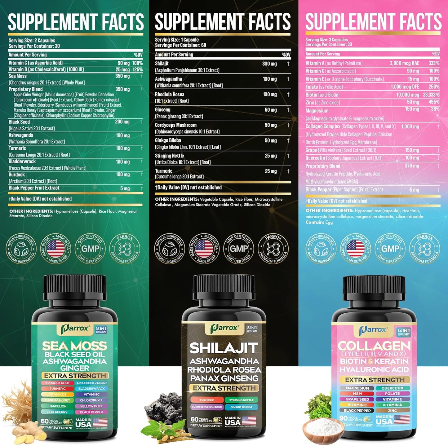 Ultimate Wellness Trio - Complete Mind, Body & Beauty Support