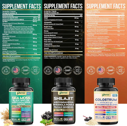 Complete Vitality Trio - 27 Premium Ingredients, Zero Overlap
