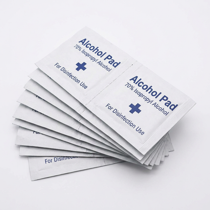Alcohol Prep Pads — 70% Isopropyl | 20-Pack | For Lab & Research Use