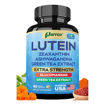 6-in-1 Vision & Focus Support - Lutein, Zeaxanthin & Ashwagandha