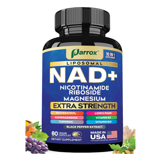 NAD+ Cellular Energy Booster - 10-in-1 Anti-Aging Formula