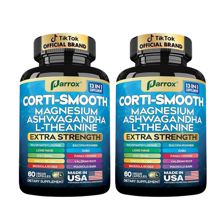 Parrox Corti-Smooth – Naturally Lowers Cortisol To Help Restore Balance Inside and Out