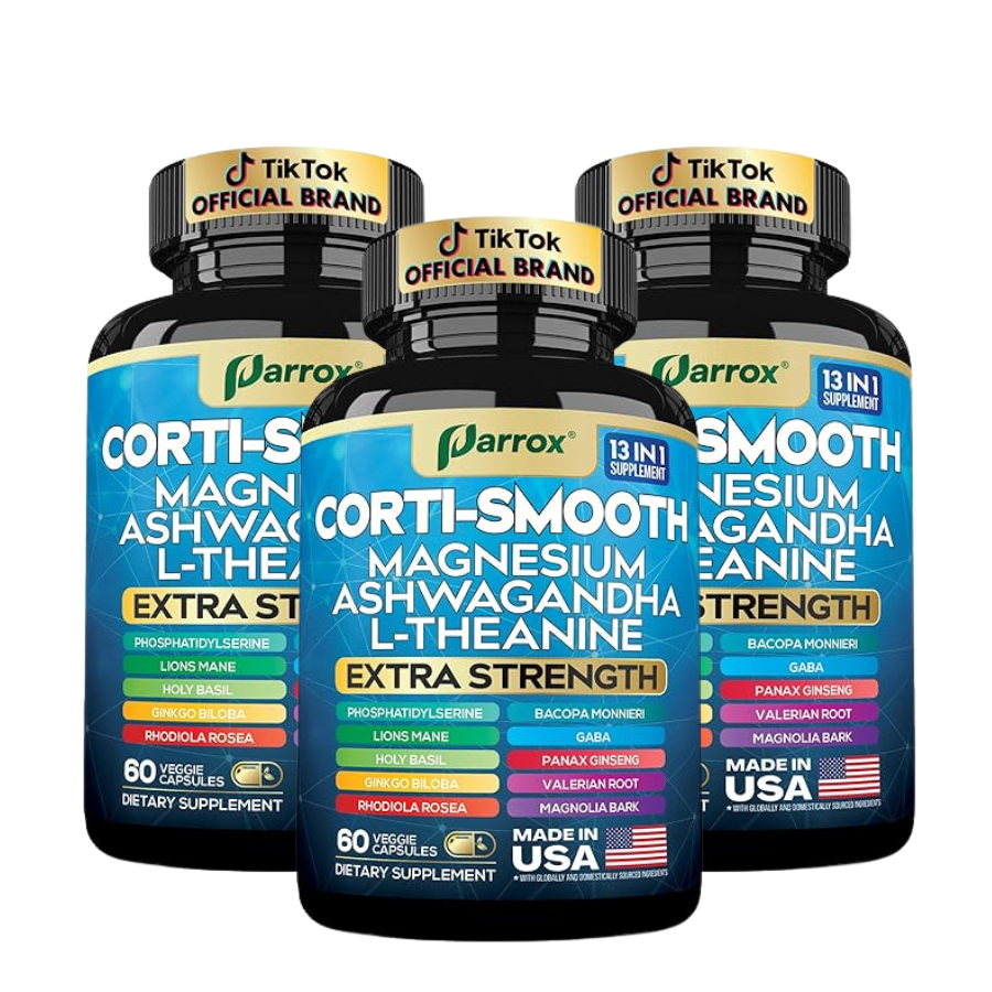 Parrox Corti-Smooth – Naturally Lowers Cortisol To Help Restore Balance Inside and Out
