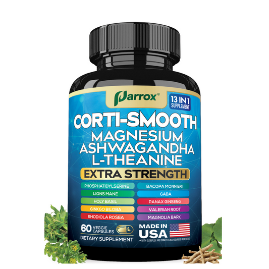 Parrox Corti-Smooth – Naturally Lowers Cortisol To Help Restore Balance Inside and Out