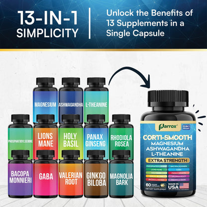 Corti-Smooth - 13-in-1 Cortisol Balancing Sleep Support