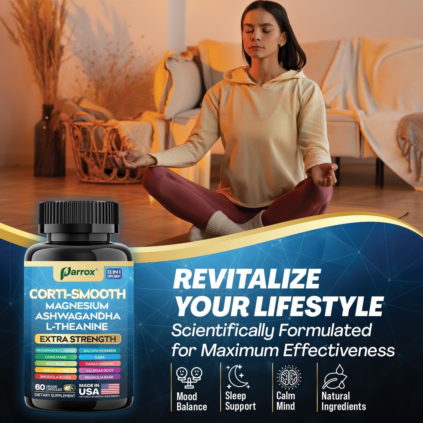 Corti-Smooth - 13-in-1 Cortisol Balancing Sleep Support