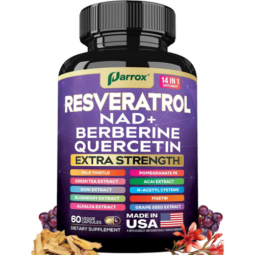 14-in-1 Resveratrol Anti-Aging Complex - Extra Strength Formula