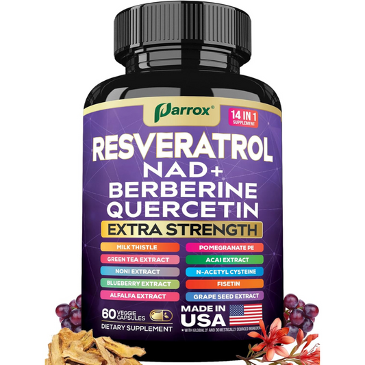 14-in-1 Resveratrol Anti-Aging Complex - Extra Strength Formula