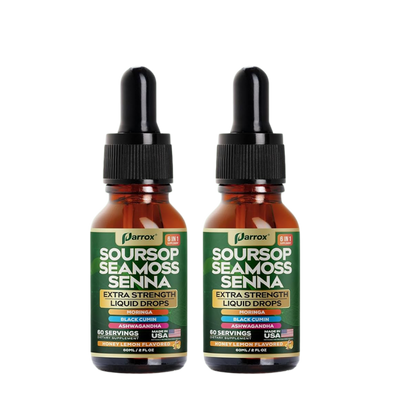 6-in-1 Daily Wellness Liquid Drops - Soursop, Sea Moss & Ashwagandha