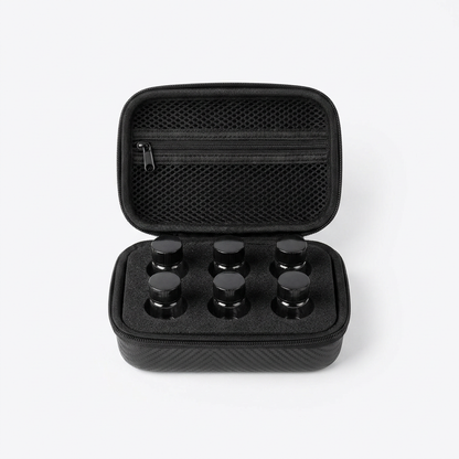 Peptide Vial Travel Kit — Hard Shell Case | 6-Slot Foam Insert | Lab Storage